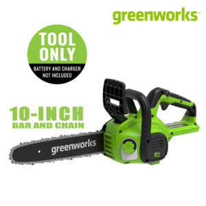 เลื่อยโซ่ 10 นิ้ว Greenworsks 24V (เฉพาะตัวเครื่อง)