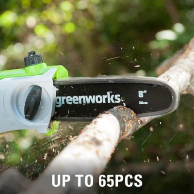 เครื่องตัดแต่งกิ่งไม้สูง 2in1 Greenworks 40V พร้อมแบตเตอรี่ (4.0Ah) และแท่นชาร์จ - Image 6