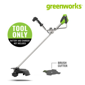 เครื่องตัดหญ้า Greenworks 40V Bike Handle เครื่องตัดหญ้าสะพายไร้สาย แบตเตอรี่