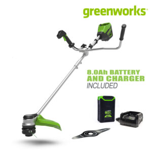 เครื่องตัดหญ้า Greenworks 60V Pro เครื่องตัดหญ้าสะพายไร้สาย เครื่องตัดหญ้าแบตเตอรี่