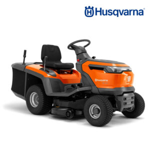 รถตัดหญ้านั่งขับ Husqvarna รุ่น TC 114 เครื่องยนต์ 4 จังหวะ 13HP