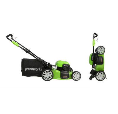 เครื่องตัดหญ้าแบบเข็น 18 นิ้ว Greenworks 40V พร้อมแบตเตอรี่ (4.0Ah) และแท่นชาร์จ - Image 8