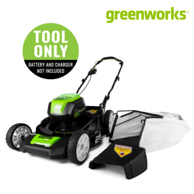 เครื่องตัดหญ้าแบบเข็น Greenworks 80V Pro 3in1 (เฉพาะตัวเครื่อง)